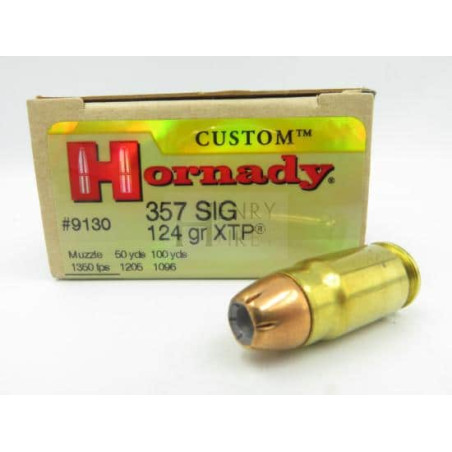 HORNADY 357 SIG 124GR XTP