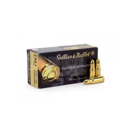 SELLIER BELLOT 7,62 x 25 TOKAREV FMJ 85 GR X50