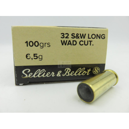 MUNITION SELLIER BELLOT 32 SW LONG WC  X50