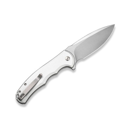 COUTEAU CIVIVI BUTTON LOCK PRAXIS ALUMINIUM ARGENTE