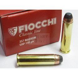 FIOCCHI 357 MAGNUM 158GR SJSP X50