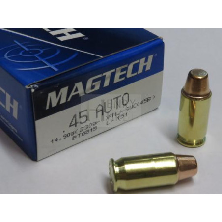 MAGTECH 45 AUTO 230GR FMJ SWC X50