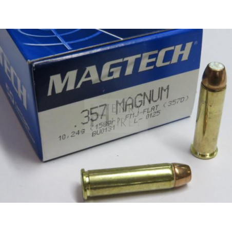 MAGTECH 357 MAG 158GR FMJ FLAT X50