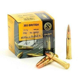 SELLIER BELLOT 303 BRITISH FMJ 180 GR VRAC X50