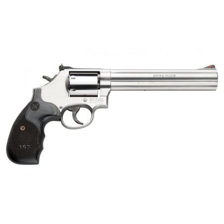 SMITH ET WESSON 686 PLUS 357MAG 7CPS  7 POUCES CROSSE BOIS