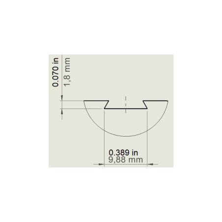 BASE ARRIERE REGLABLE POUR LUNETTE MALCOLM MIDDLE - LONG RANGE
