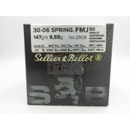 SELLIER BELLOT 30-06 FMJ 147GR X50