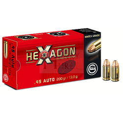 GECO 45ACP HEXAGON 200GR X50