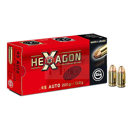 GECO 45ACP HEXAGON 200GR X50