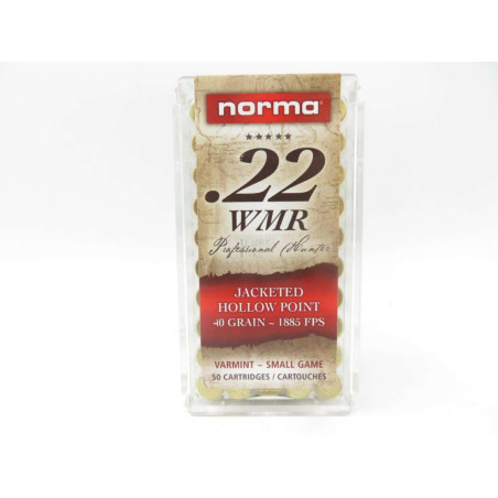 NORMA 22 MAGNUM JHP 40GR X50