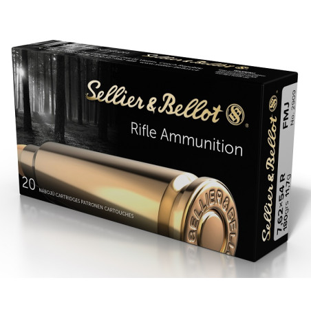SELLIER BELLOT 762X54R FMJ 180GR X20