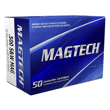 CARTOUCHES MAGTECH CAL 500SW 400GR BT DE 20