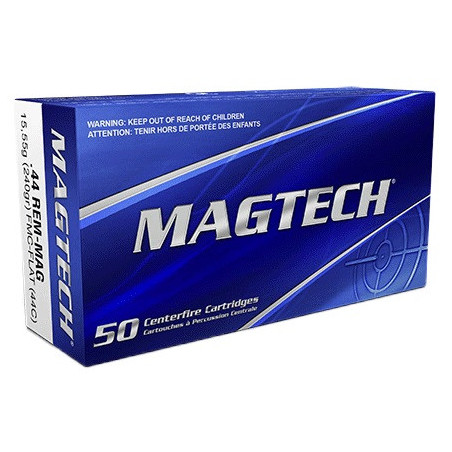 MAGTECH 44 REM MAG 240GR FMJ FLAT X50