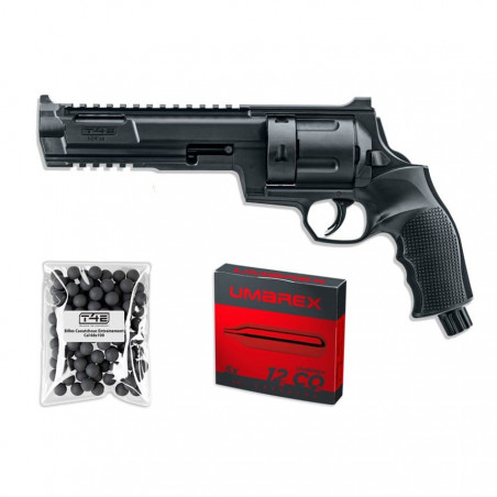 UMAREX PACK TR68 CAL68 16J + 100 BILLES ET 5 CARTOUCHES CO2