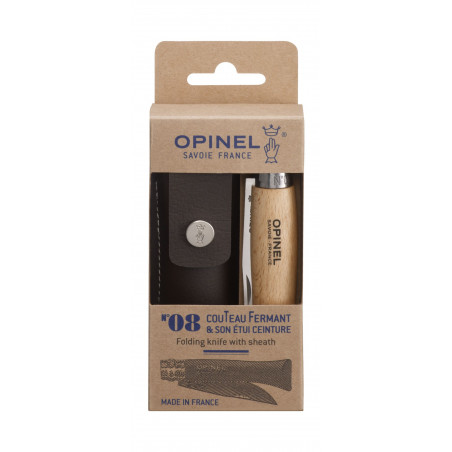 Opinel N8 inox + ETUI
