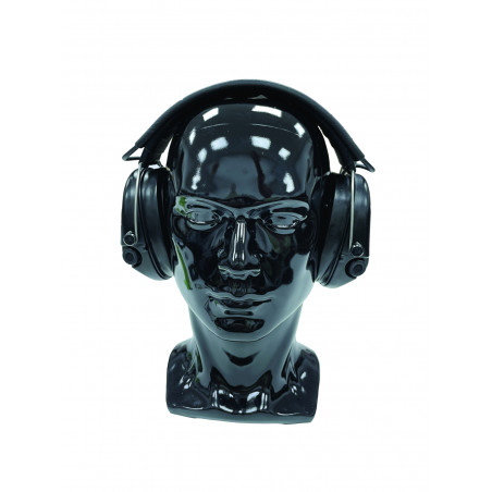 CASQUE ANTI-BRUIT SUPREME PRO-X NOIR GEL SERRE TETE CUIR