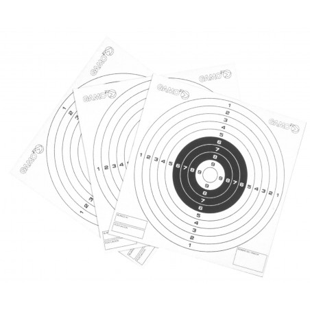 GAMO CIBLES CARTON 14X14CM X100
