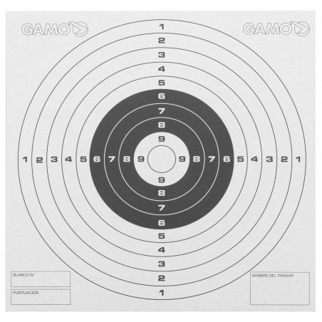 GAMO CIBLES CARTON 14X14CM X100