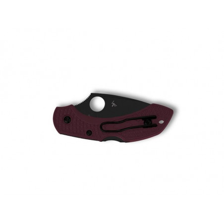 SPYDERCO DRAGONFLY 2 BORDEAUX LAME NOIRE SPRINT