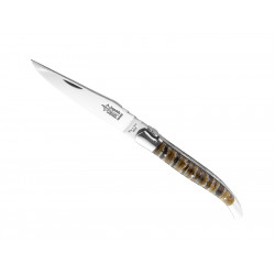 LAGUIOLE GDAVID FORGE MOLAIRE DE MAMMOUTH 12CM MITRES INOX