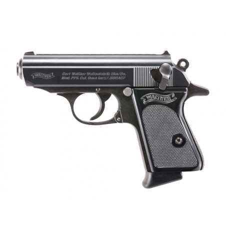WALTHER PPK 380 ACP BLACK 6 COUPS