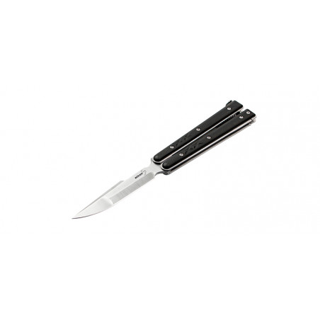 BALISONG  TACTICAL SMALL LAME 88MM MANCHE G10 CLIP
