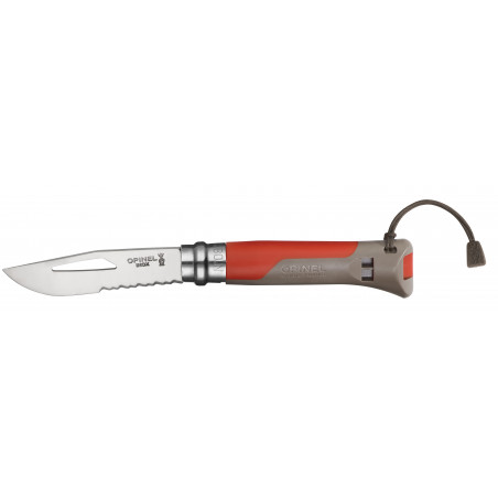 Opinel N08 Outdoor terre-rouge