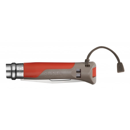 Opinel N08 Outdoor terre-rouge