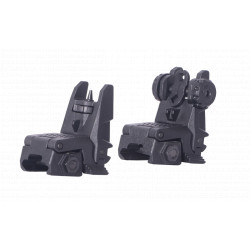 GUIDON + HAUSSE RABATTABLE RAIL 21MM