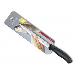 COUTEAU FILET DE SOLE VICTORINOX SWISSCLASSIC 20CM NOIR-CARTE