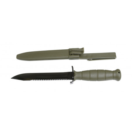 COUTEAU GLOCK FM 81 VERT OLIVE AVEC SCIE