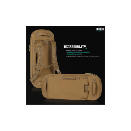 HOUSSE SAVIOR SPECIALIST COVERT 34 RIFLE CASE TAN