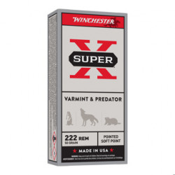 WINCHESTER 222REM POWER POINT 50GR X20