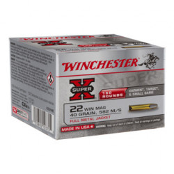 WINCHESTER 22MAG SUPER-X 40GR FMJ X150