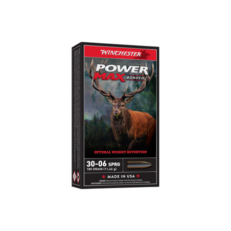 WINCHESTER 30-06 POWER MAX BONDED 180GR X20