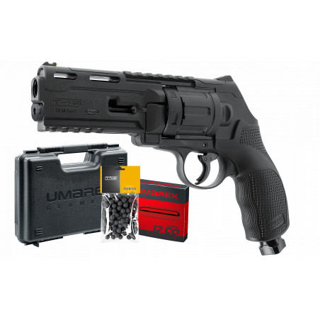UMAREX PACK T4E TR50 LASER CAL50 13JOULES +MALETTE + 5 CART CO2 + 100 BILLES CAOUTCHOUC