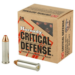 HORNADY CRITICAL DEFENSE 357 MAG 125GR FTX X25