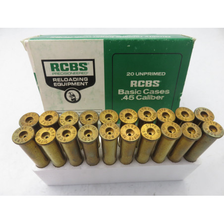 20 DOUILLES RCBS 45 BASIC 20 DOUILLES RCBS 45 BASIC