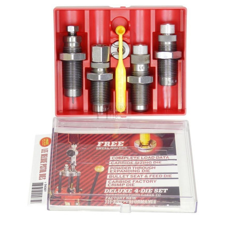 JEUX 4 OUTILS LEE CARBURE DELUXE 9 MM LUGER